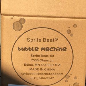 ELECTRIC BUBBLE MACHINE MADE BY SPRITE BEAT